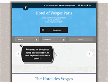 Tablet Screenshot of hoteldesvosges.net